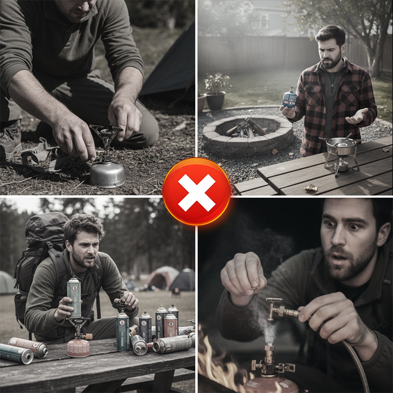 🔥 BUY 1 GET 1 FREE 🔥Outdoor Gas Canister Refill Adapter