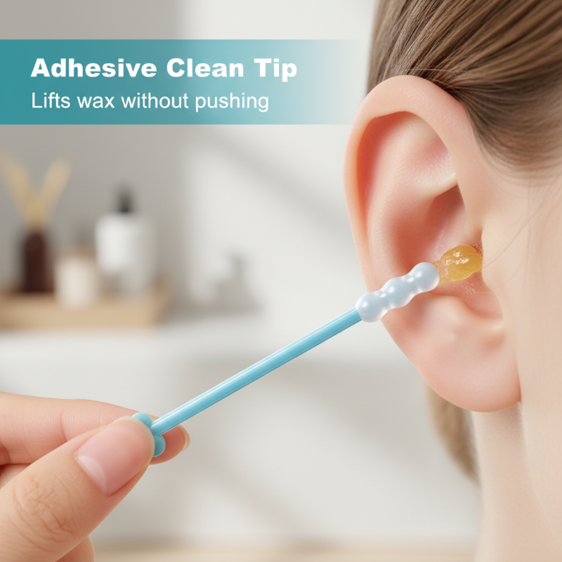 🔥40% OFF for a limited time🔥Gentle Adhesive Ear Wax Remover Sticks