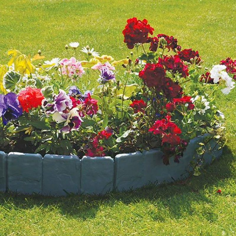 📢📢50% OFF !! & BUY 3 GET 1 FREE! ⏰  Imitation Stone Garden Fence – Real stone look & no tools needed – Easy to install & expand – perfect for plant beds, paths & lawn edges 🏡♻️