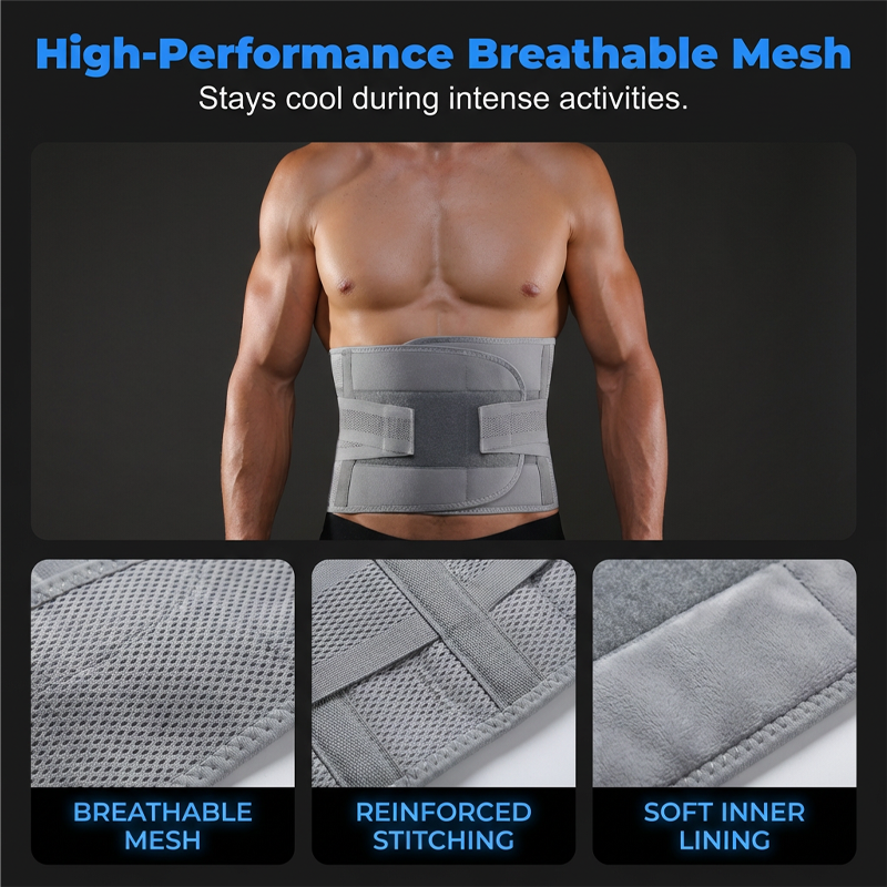 📢📢50% OFF !! ⏰Dual-Strap Compression Back Brace with Removable Support Stays