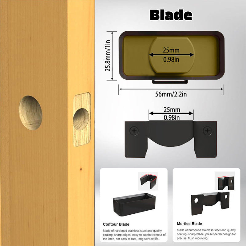 📢📢30% OFF !! ⏰Professional Door Latch Installation Tool