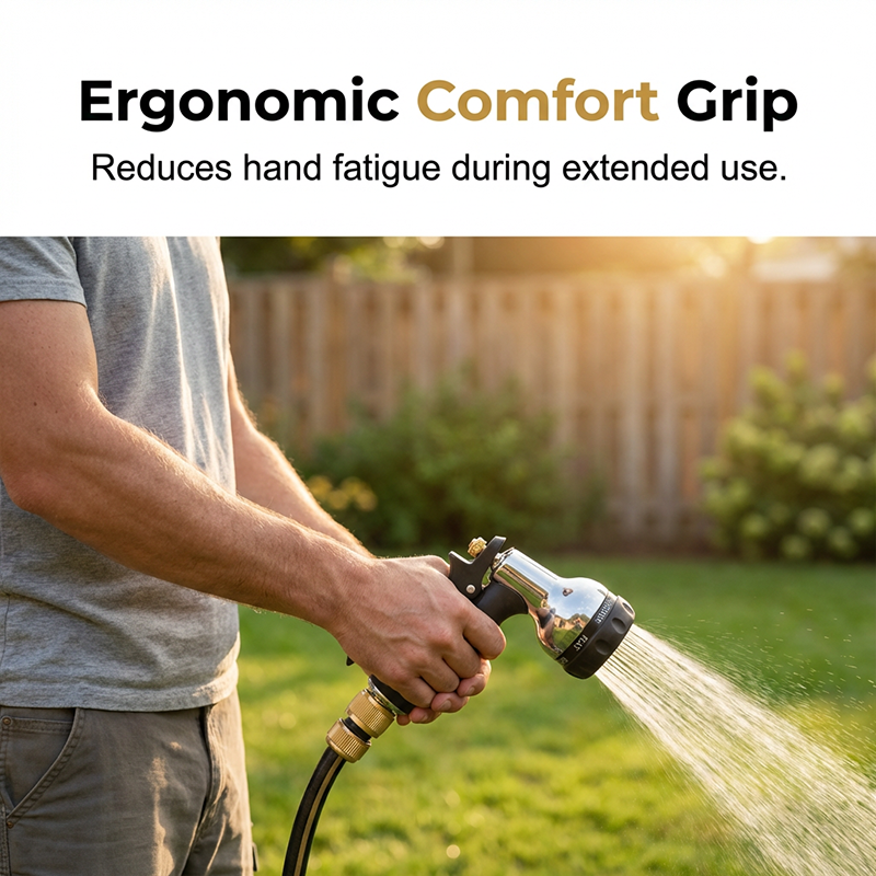 📢📢35% OFF !! ⏰Heavy-Duty Metal Garden Hose Nozzle Sprayer
