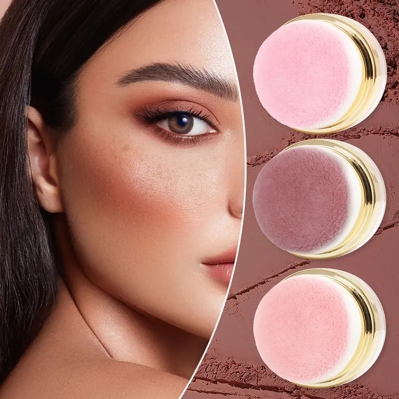 📢📢30%-46% OFF !! ⏰Portable Powder Blush with Puff Applicator