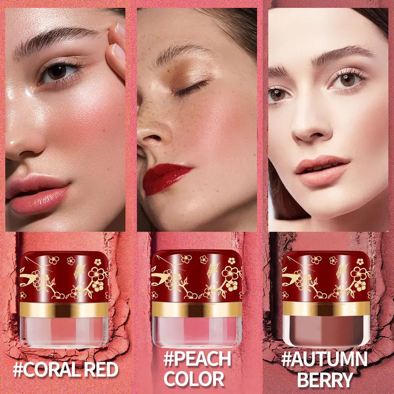 📢📢30%-46% OFF !! ⏰Portable Powder Blush with Puff Applicator