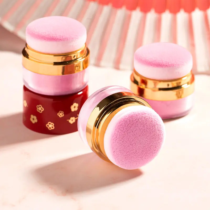 📢📢30%-46% OFF !! ⏰Portable Powder Blush with Puff Applicator