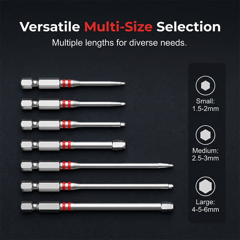 📢📢30% OFF !! ⏰Heavy-Duty Pagoda Hex Bits Set
