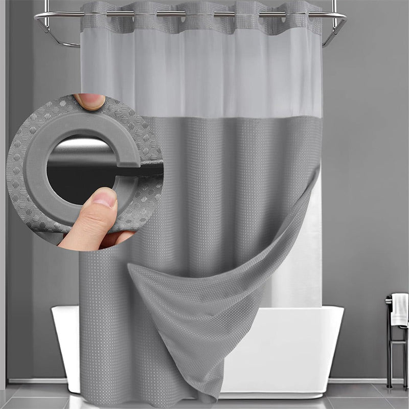 📢📢30% OFF !! ⏰Waffle Pattern Shower Curtain
