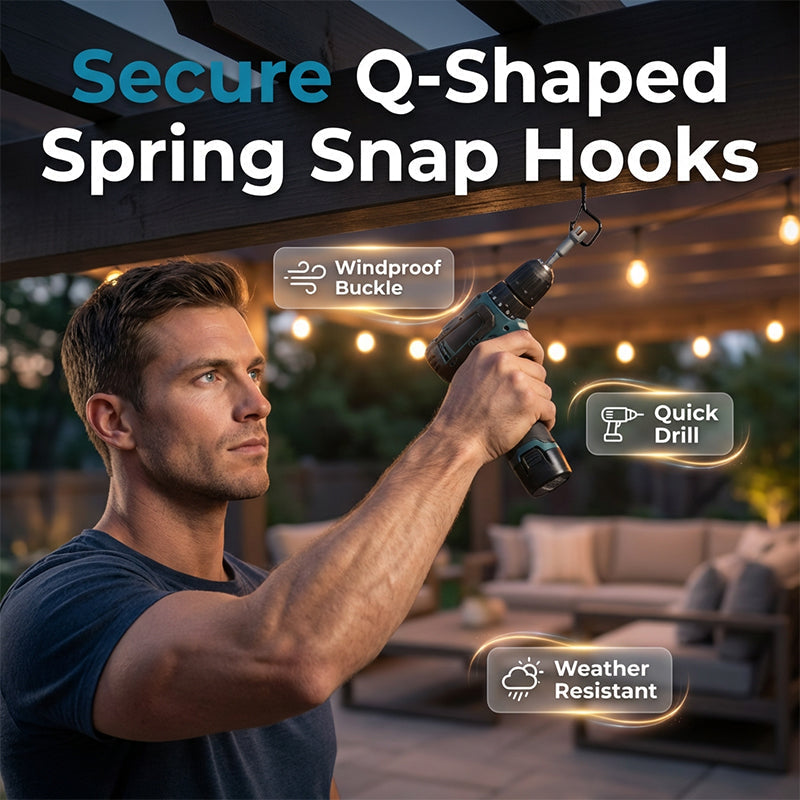 📢📢30% OFF !! ⏰Q-Shaped Spring Snap Hooks