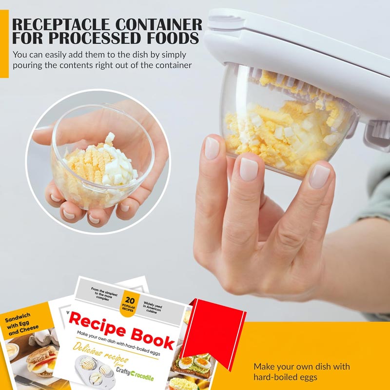 📢📢40% OFF !! ⏰Multifunctional 3-in-1 Egg Slicer