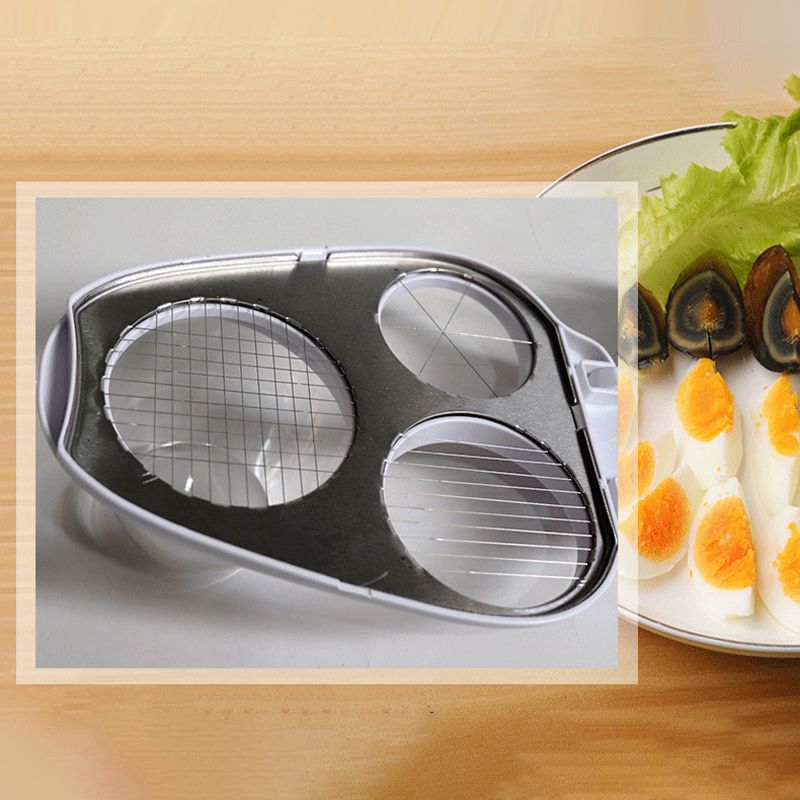 📢📢40% OFF !! ⏰Multifunctional 3-in-1 Egg Slicer