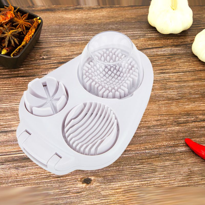 📢📢40% OFF !! ⏰Multifunctional 3-in-1 Egg Slicer