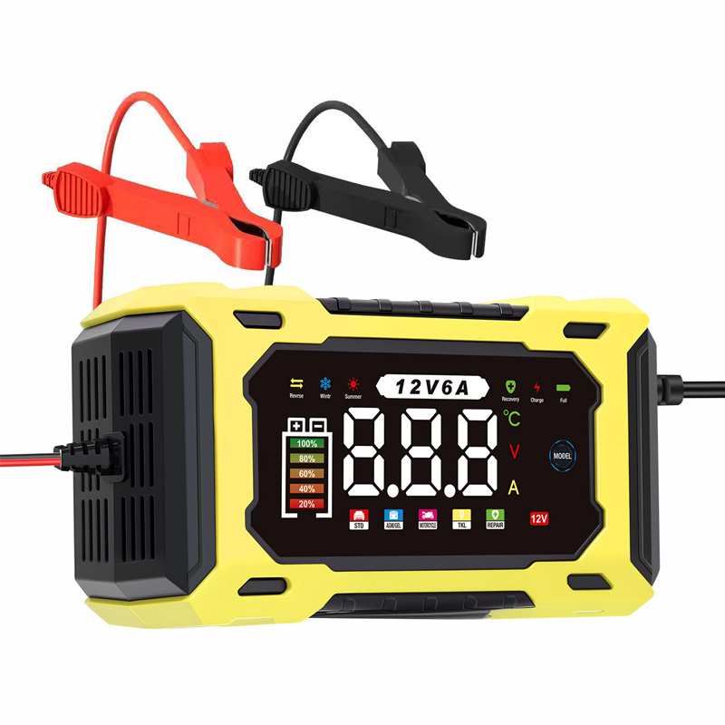 📢📢35% OFF !! ⏰12V 6A Smart Car Battery Charger with Pulse Repair