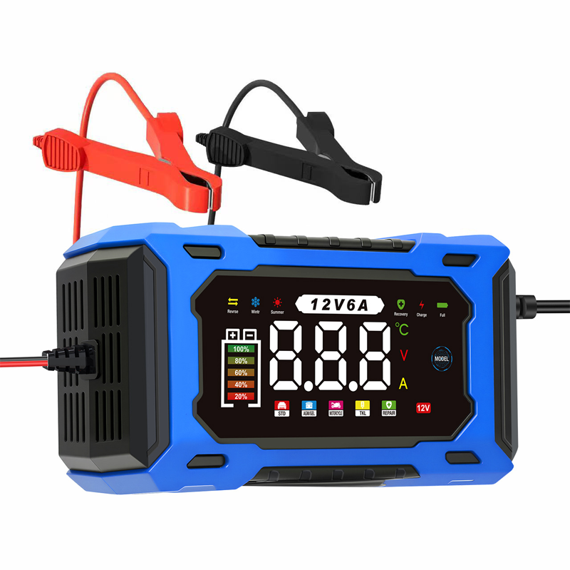 📢📢35% OFF !! ⏰12V 6A Smart Car Battery Charger with Pulse Repair