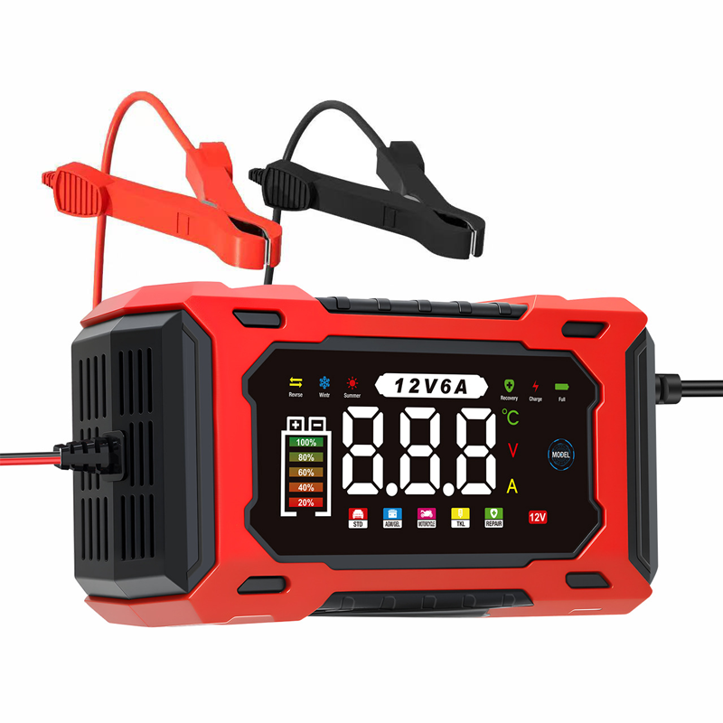 📢📢35% OFF !! ⏰12V 6A Smart Car Battery Charger with Pulse Repair
