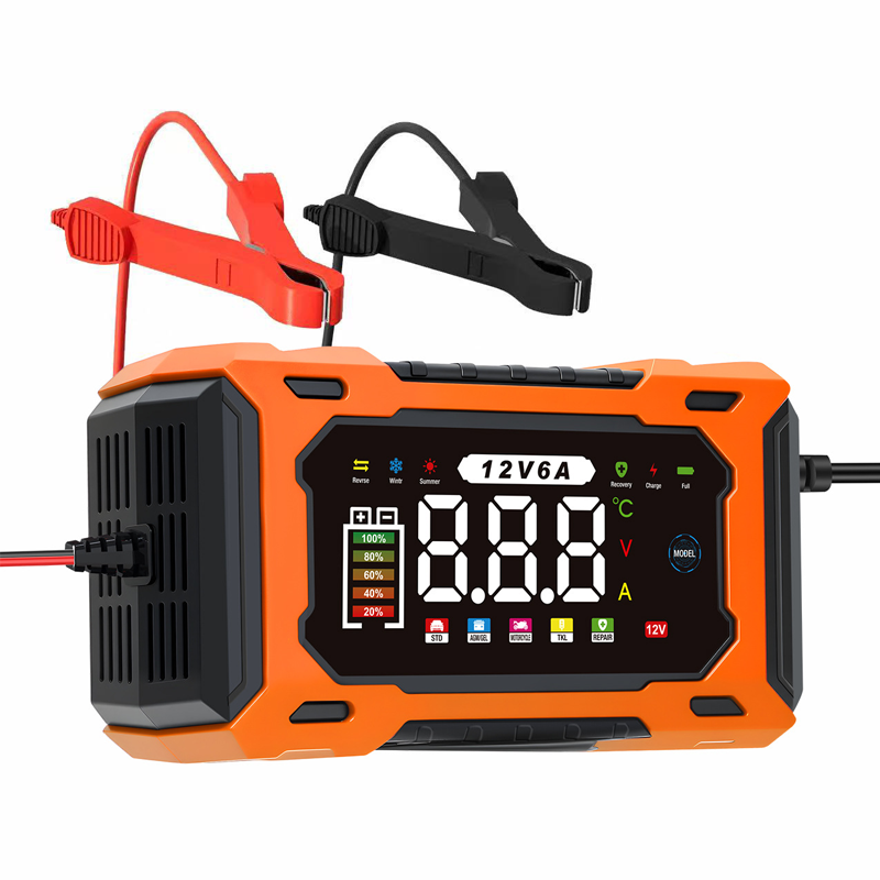 📢📢35% OFF !! ⏰12V 6A Smart Car Battery Charger with Pulse Repair