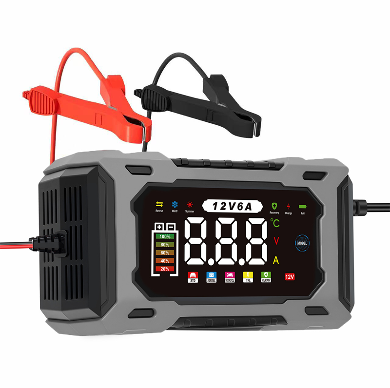 📢📢35% OFF !! ⏰12V 6A Smart Car Battery Charger with Pulse Repair