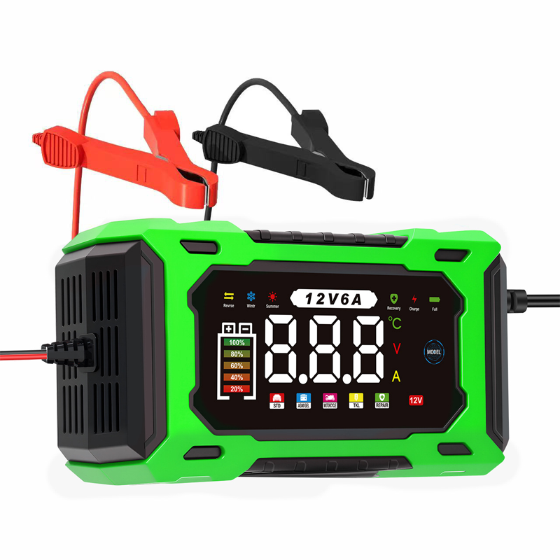 📢📢35% OFF !! ⏰12V 6A Smart Car Battery Charger with Pulse Repair