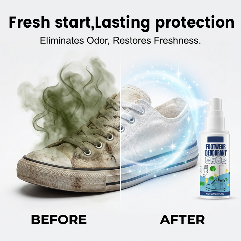 📢📢50% OFF !! ⏰Footwear Deodorant Spray for Shoes and Socks