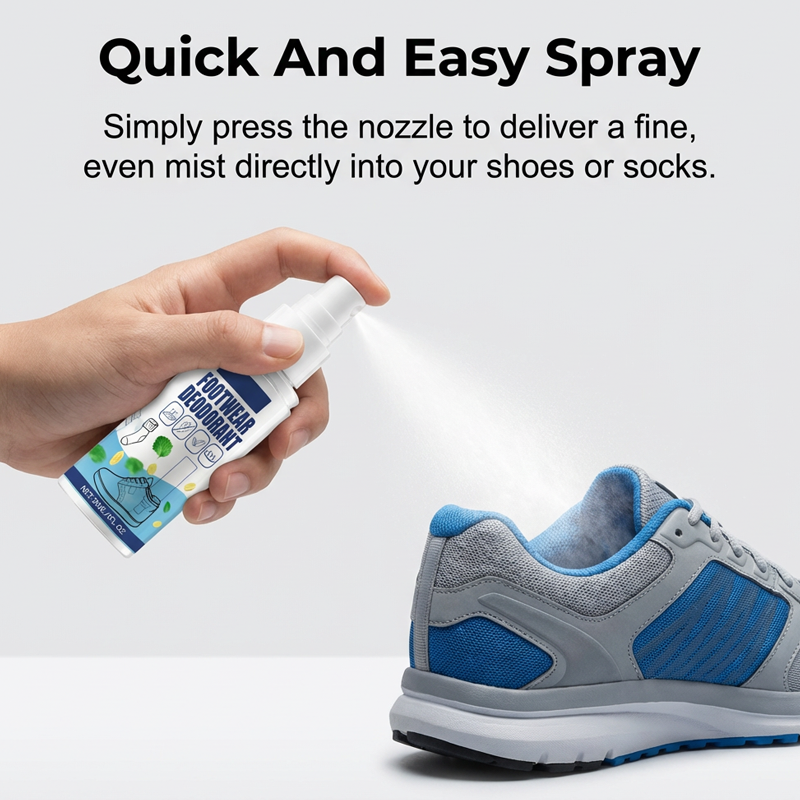 📢📢50% OFF !! ⏰Footwear Deodorant Spray for Shoes and Socks
