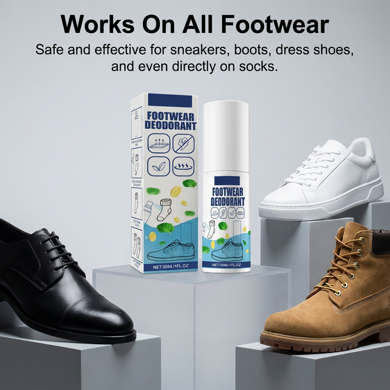 📢📢50% OFF !! ⏰Footwear Deodorant Spray for Shoes and Socks