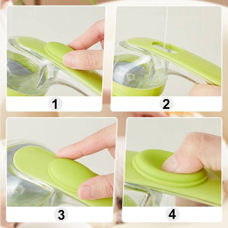 📢📢50% OFF !! ⏰Pet Bath Brush with Long Handle & Shampoo Dispenser