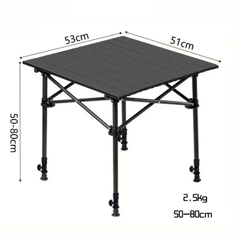 📢📢30% OFF !! ⏰Portable Folding Camping Table with Storage Bag