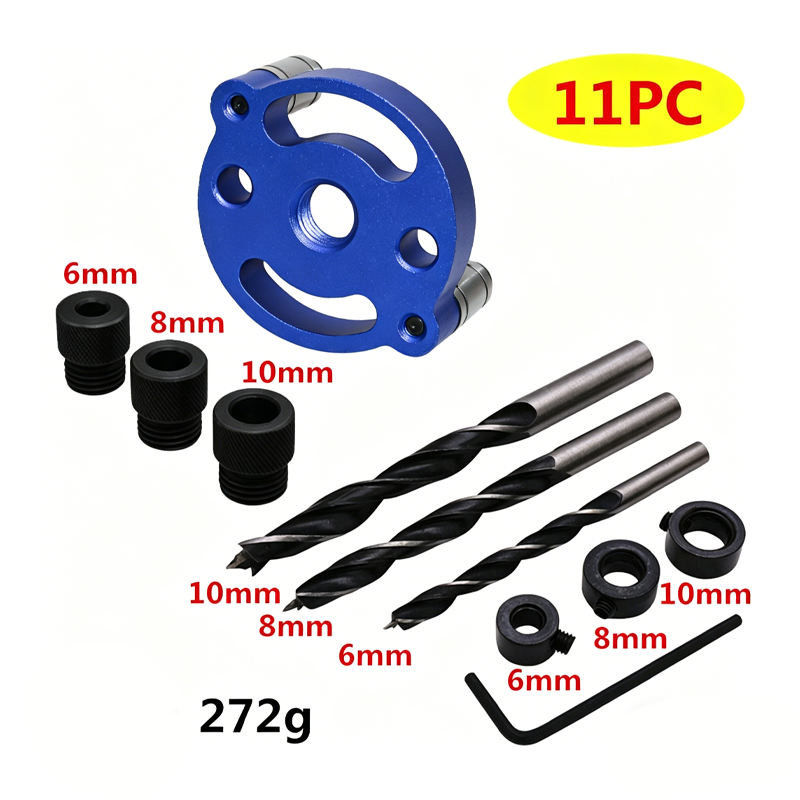 📢📢40% OFF !! ⏰Self-Centering Dowel Jig Kit for Woodworking
