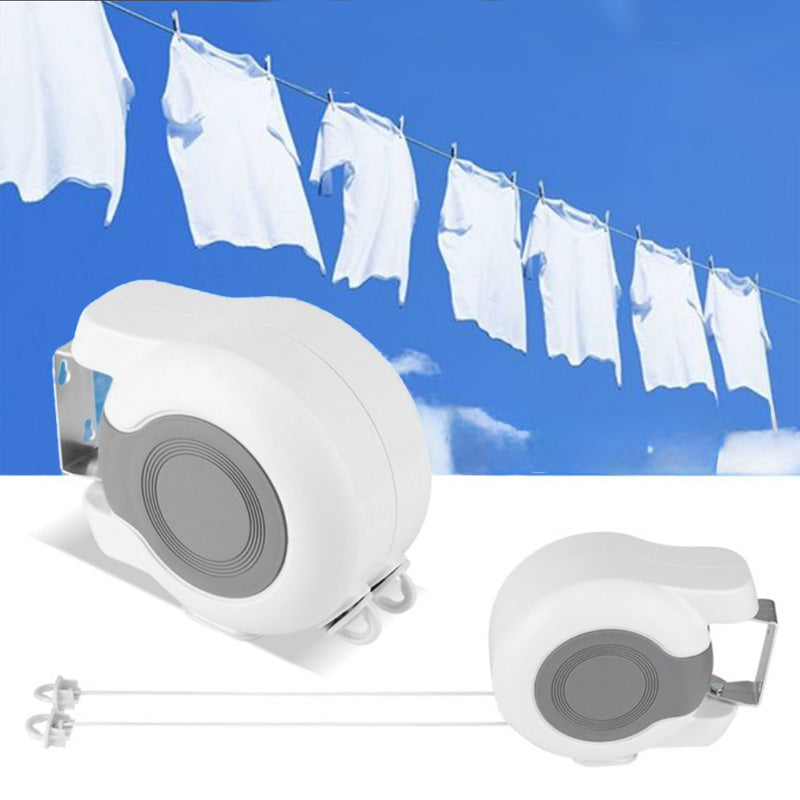 📢📢50% OFF !! ⏰Invisible retractable dual-line clothesline