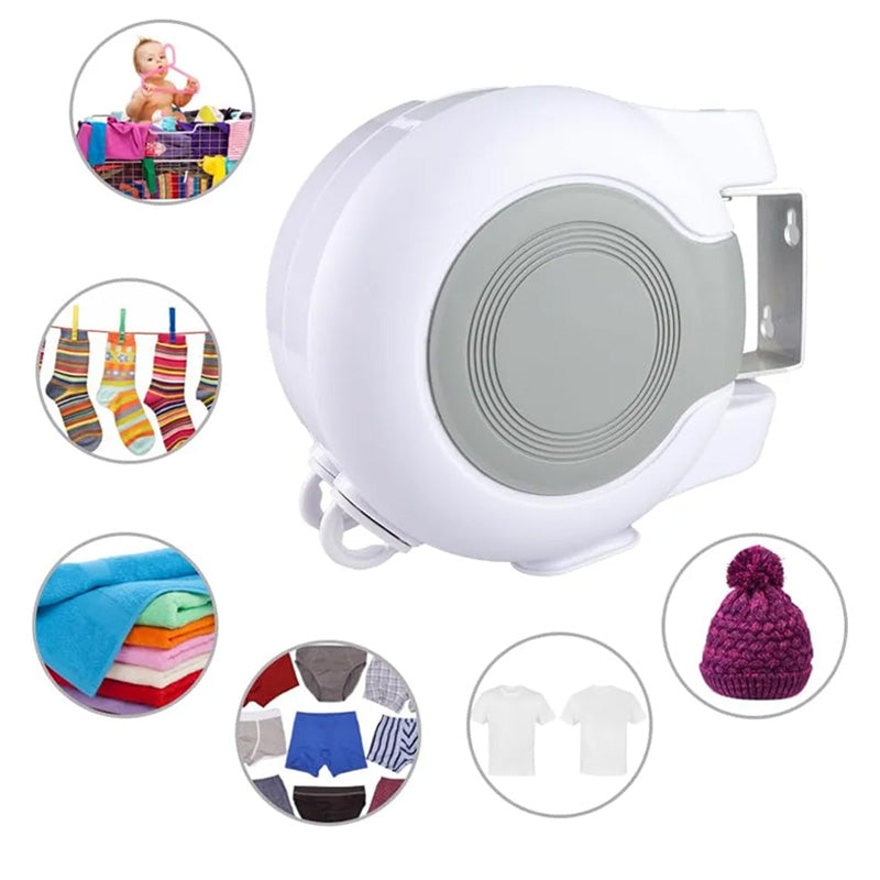 📢📢50% OFF !! ⏰Invisible retractable dual-line clothesline