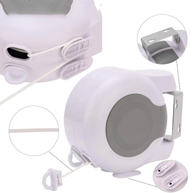📢📢50% OFF !! ⏰Invisible retractable dual-line clothesline