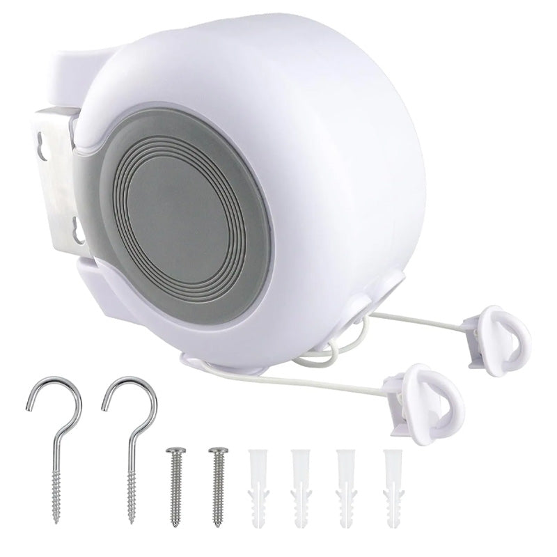 📢📢50% OFF !! ⏰Invisible retractable dual-line clothesline