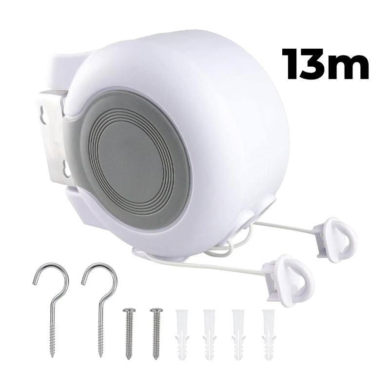📢📢50% OFF !! ⏰Invisible retractable dual-line clothesline