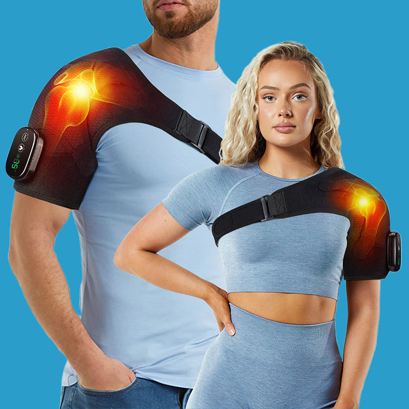 📢📢50% OFF !! ⏰Heated Shoulder Brace with Vibration for Men & Women