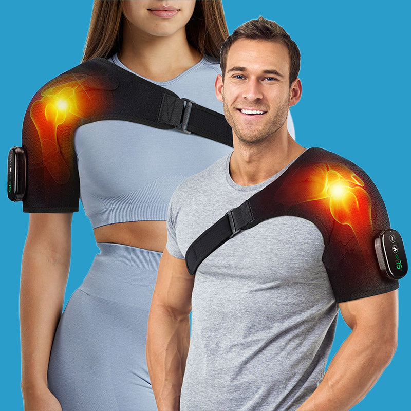 📢📢50% OFF !! ⏰Heated Shoulder Brace with Vibration for Men & Women