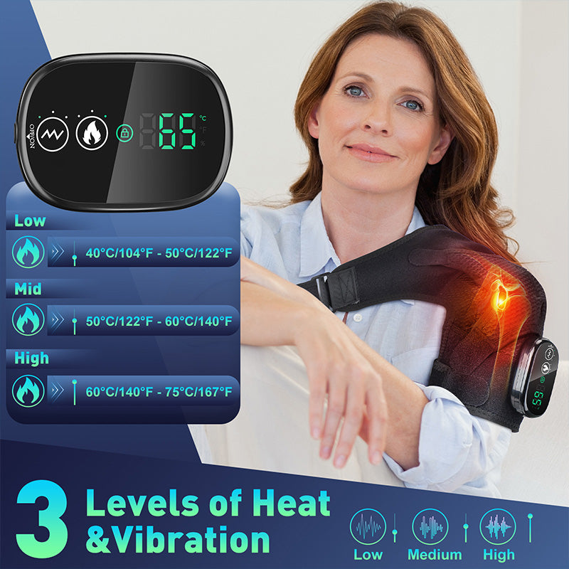 📢📢50% OFF !! ⏰Heated Shoulder Brace with Vibration for Men & Women