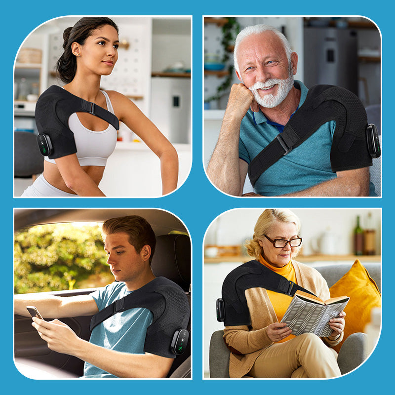 📢📢50% OFF !! ⏰Heated Shoulder Brace with Vibration for Men & Women