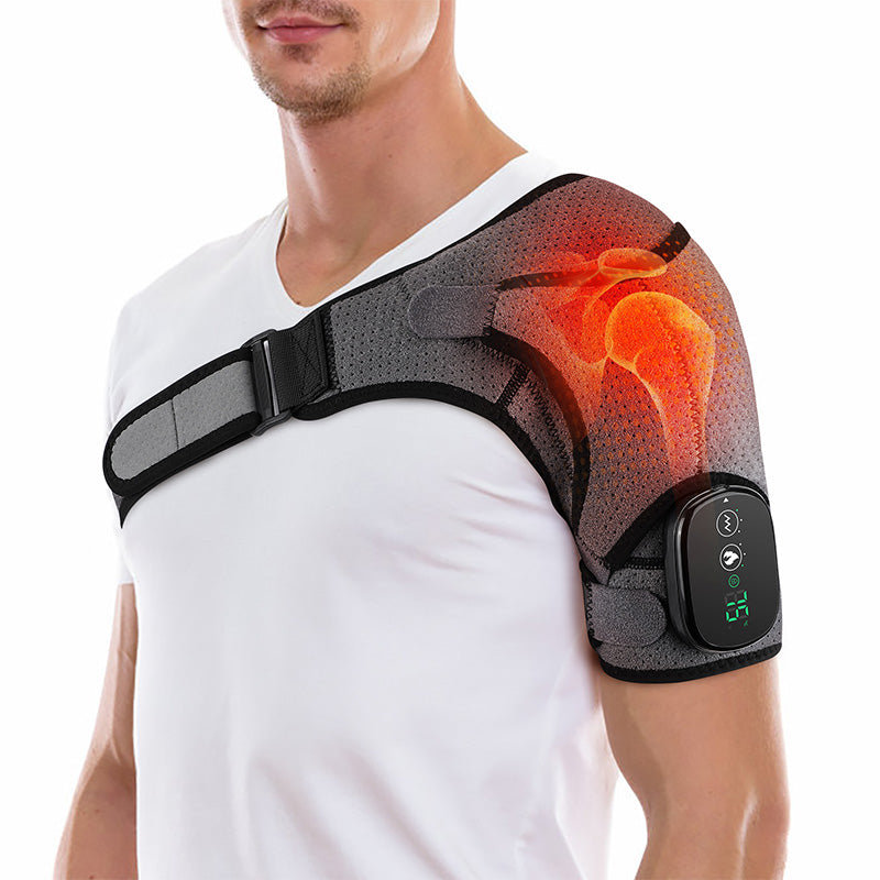 📢📢50% OFF !! ⏰Heated Shoulder Brace with Vibration for Men & Women