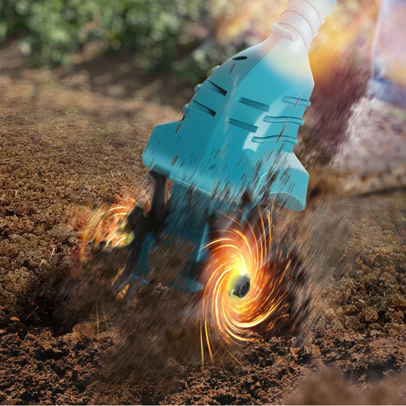 📢📢30% OFF !! ⏰ordless Electric Garden Tiller & Cultivator