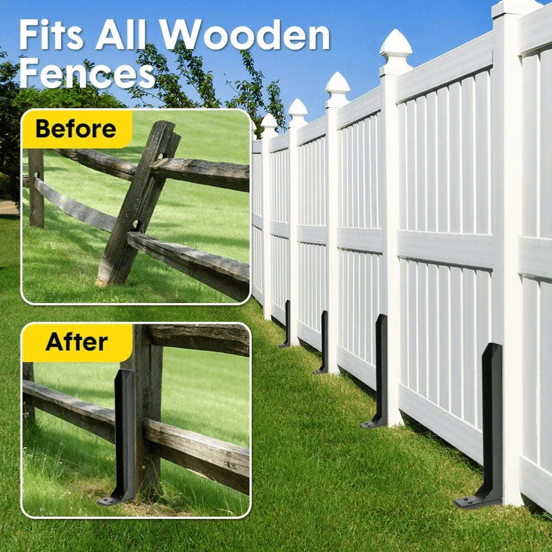 📢📢30% OFF !! ⏰Heavy-Duty Fence Post Repair Kit