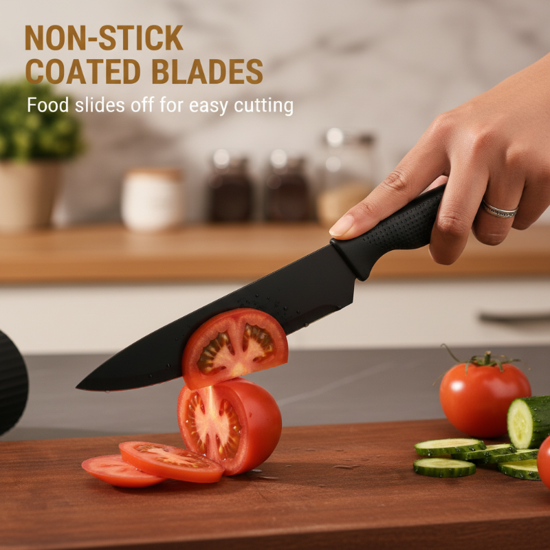 📢📢30% OFF !! ⏰Modern 7-in-1 Kitchen Knife & Scissors Set