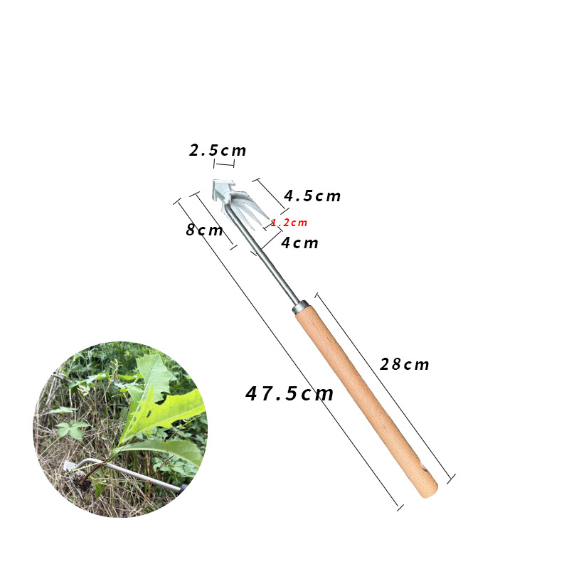 📢📢35% OFF !! ⏰Ergonomic Hand Weeder Tool Kit