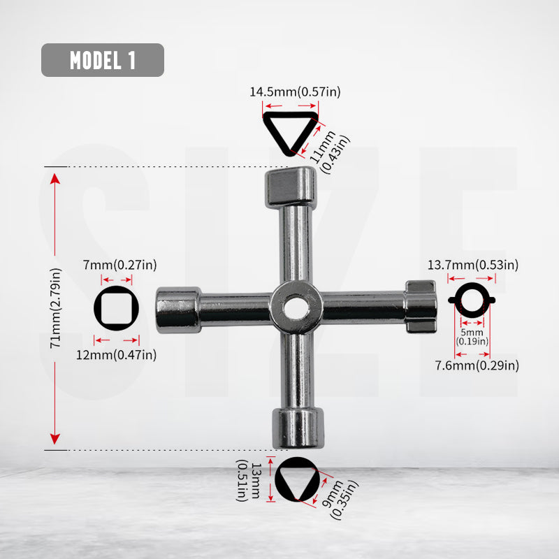 📢📢50% OFF !! ⏰Multi-Functional Utilities Key Wrench