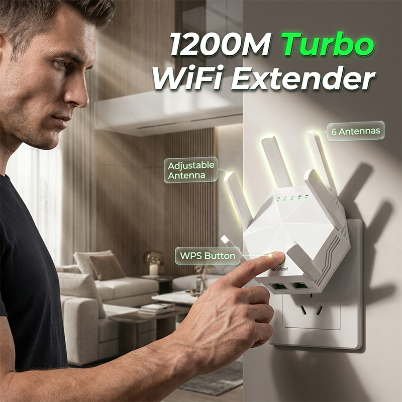 📢📢50% OFF !! ⏰High-Power WiFi Repeater for Full Home Coverage