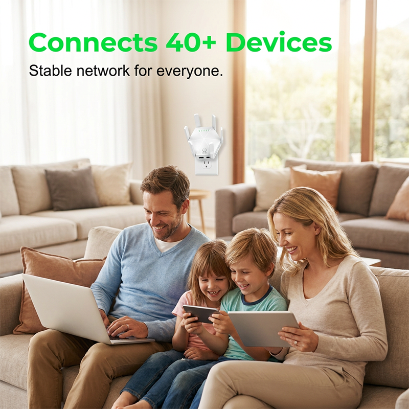 📢📢50% OFF !! ⏰High-Power WiFi Repeater for Full Home Coverage