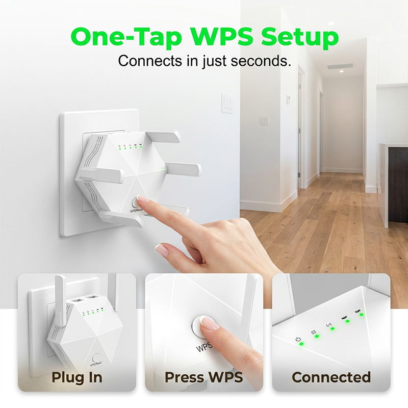 📢📢50% OFF !! ⏰High-Power WiFi Repeater for Full Home Coverage