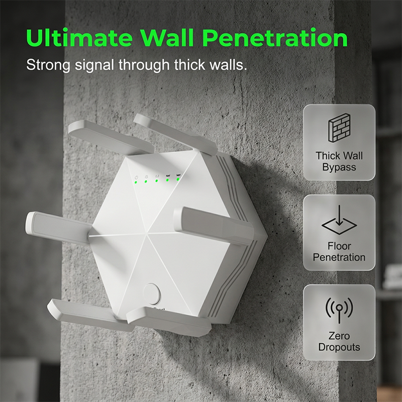 📢📢50% OFF !! ⏰High-Power WiFi Repeater for Full Home Coverage