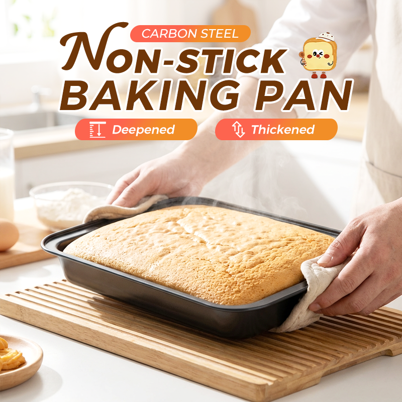 📢📢50% OFF !! ⏰Non-Stick Carbon Steel Baking Pan