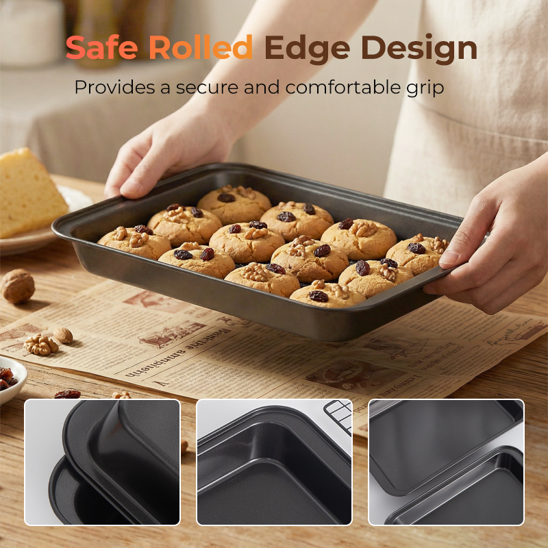 📢📢50% OFF !! ⏰Non-Stick Carbon Steel Baking Pan