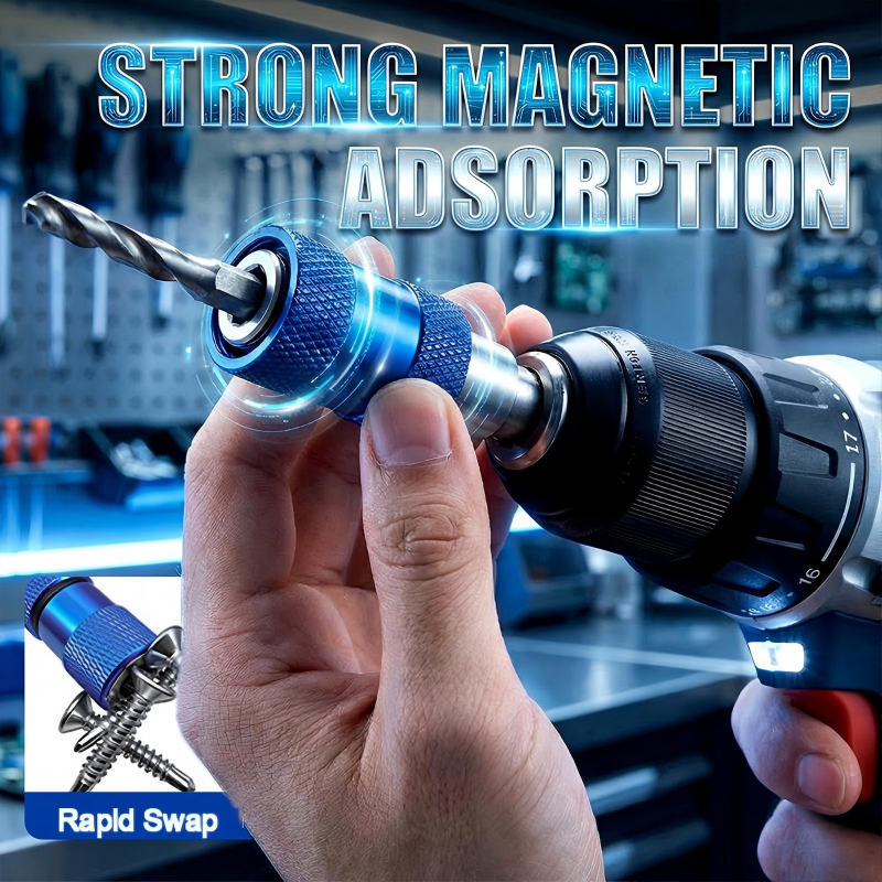 📢📢50% OFF !! ⏰Quick-Release Magnetic Drill Bit Adapter