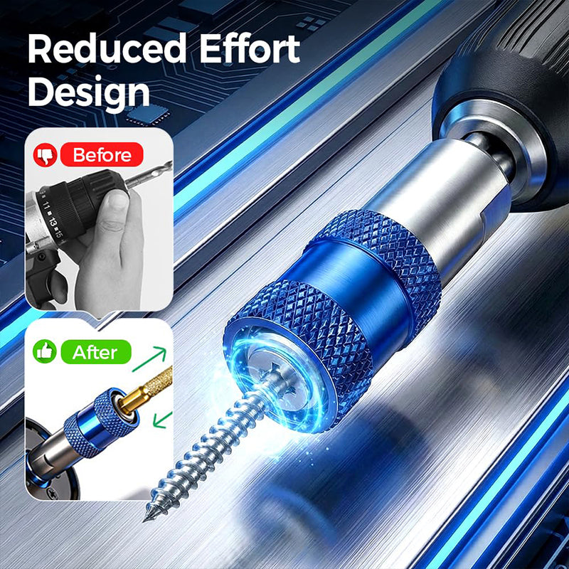 📢📢50% OFF !! ⏰Quick-Release Magnetic Drill Bit Adapter